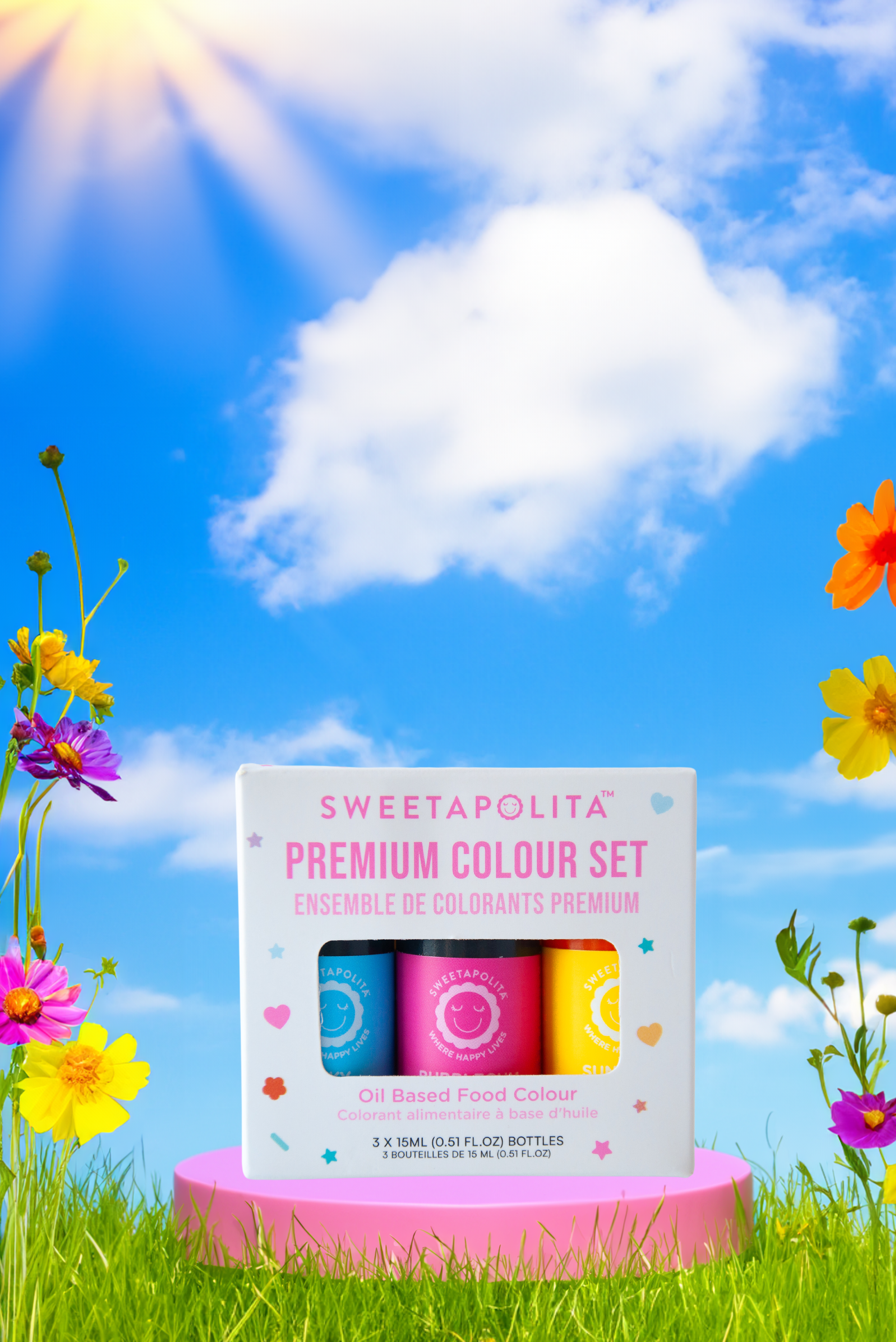 Sunshine Oil Based Food Colour Pack
